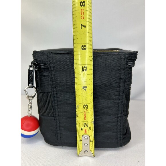 VTG Case It 15 CD Storage Nylon Carrying Bag Black Classic Travel Pepsi Keychain - Picture 12 of 12